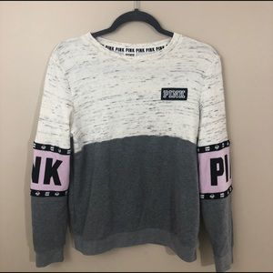 Victoria’s Secret PINK color block crewneck